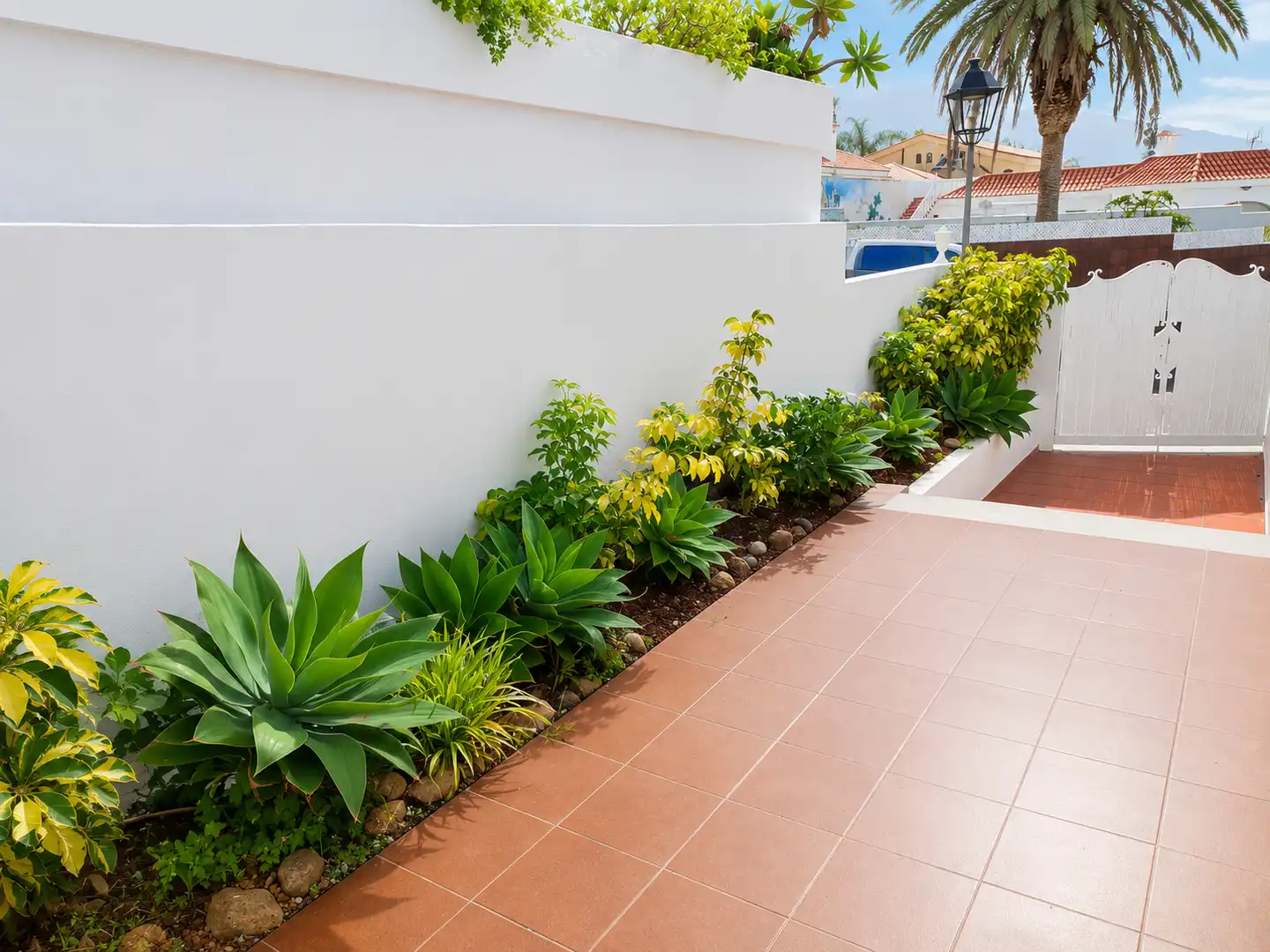 Terrassa de Casa o xalet en venda en Los Realejos amb Jardí privat, Terrassa i Moblat