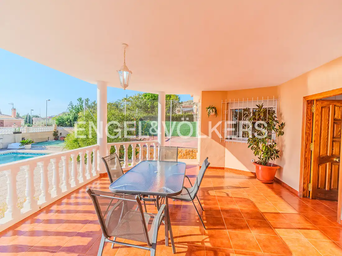Terraza de Casa o chalet en venta en Mutxamel con Aire acondicionado, Calefacción y Jardín privado