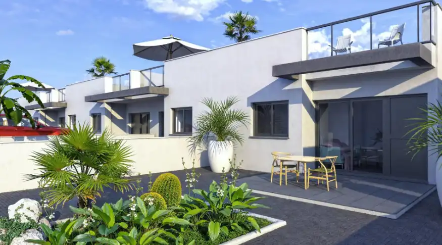Neubau-Reihenhaus mit Pool zum Verkauf in El Verger, imagen 7