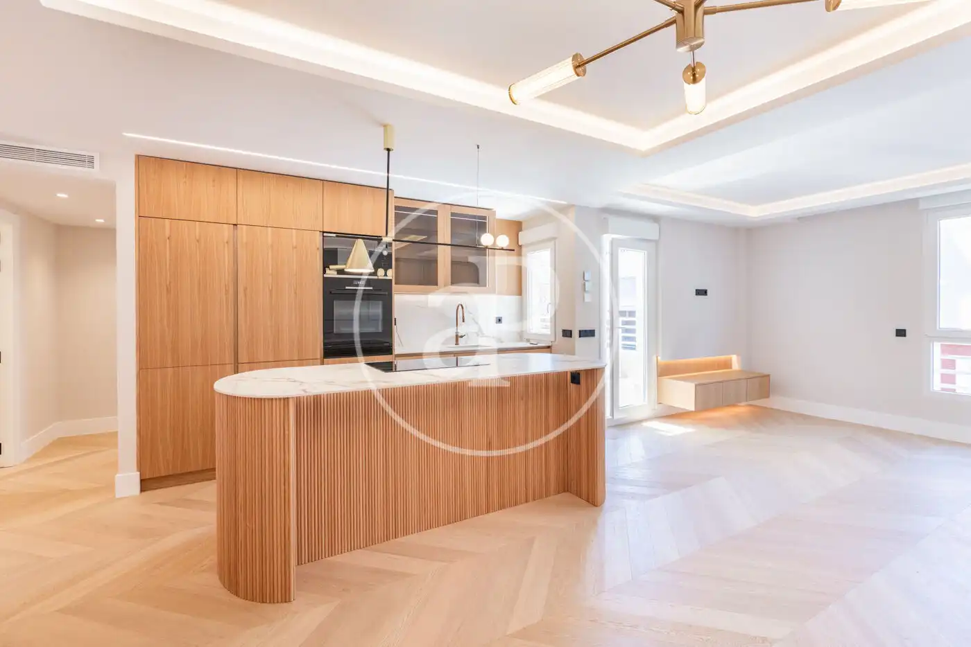 Küche von Wohnung zum Verkauf in Puentes Viejas mit Klimaanlage, Heizung und Terrasse