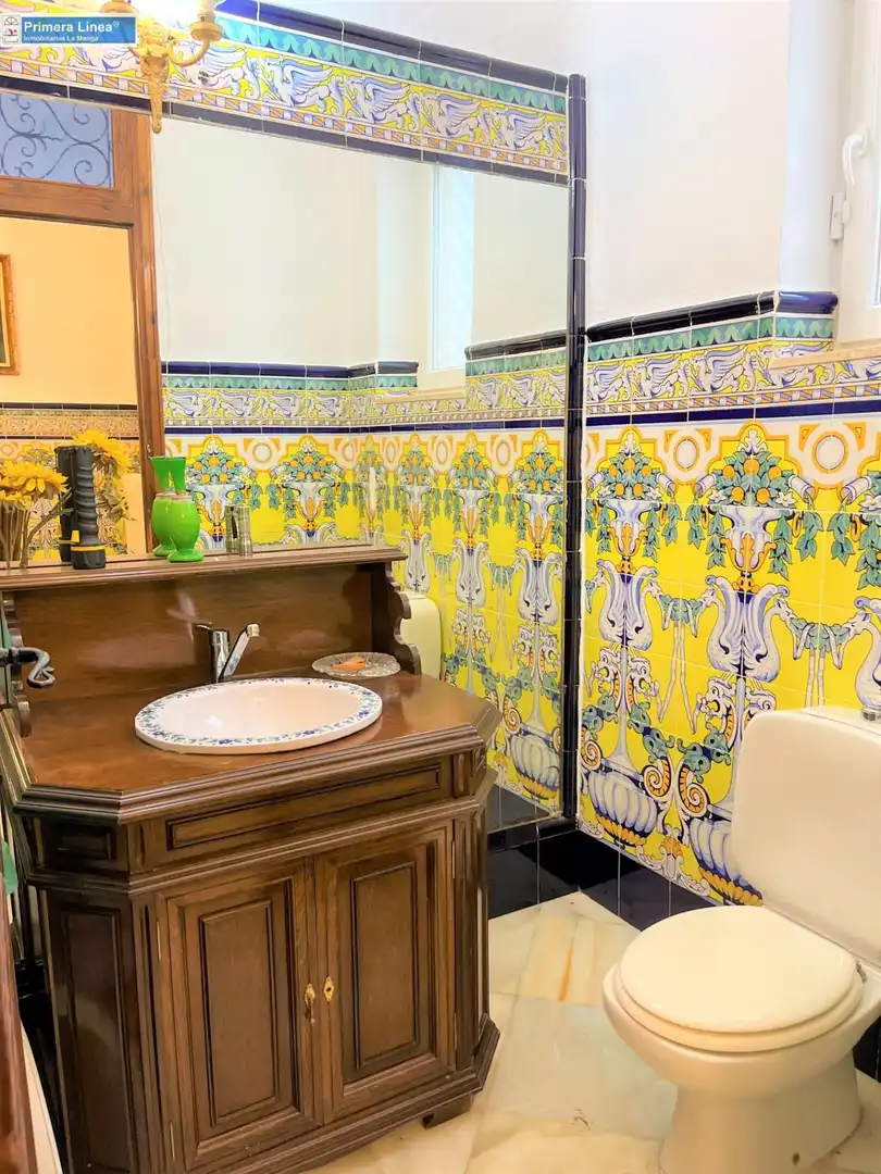 Baño de Casa o chalet en venta en Cartagena con Calefacción, Jardín privado y Parquet