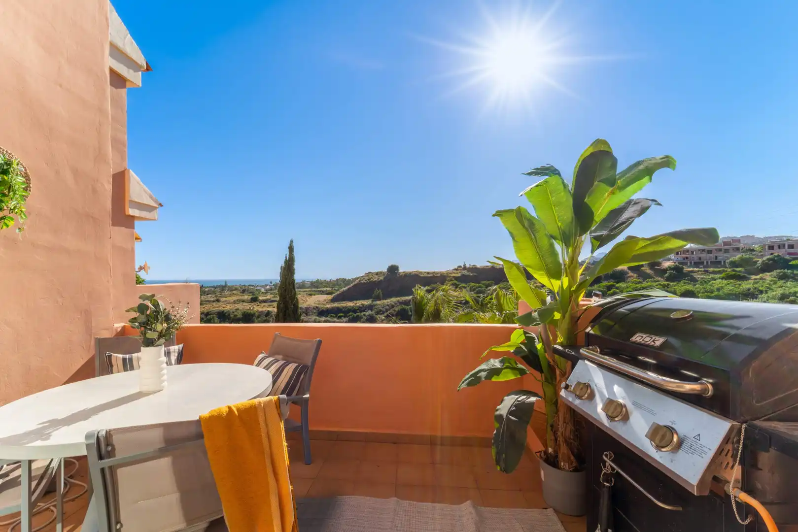 Terrassa de Apartament en venda en Mijas amb Aire condicionat, Calefacció i Terrassa