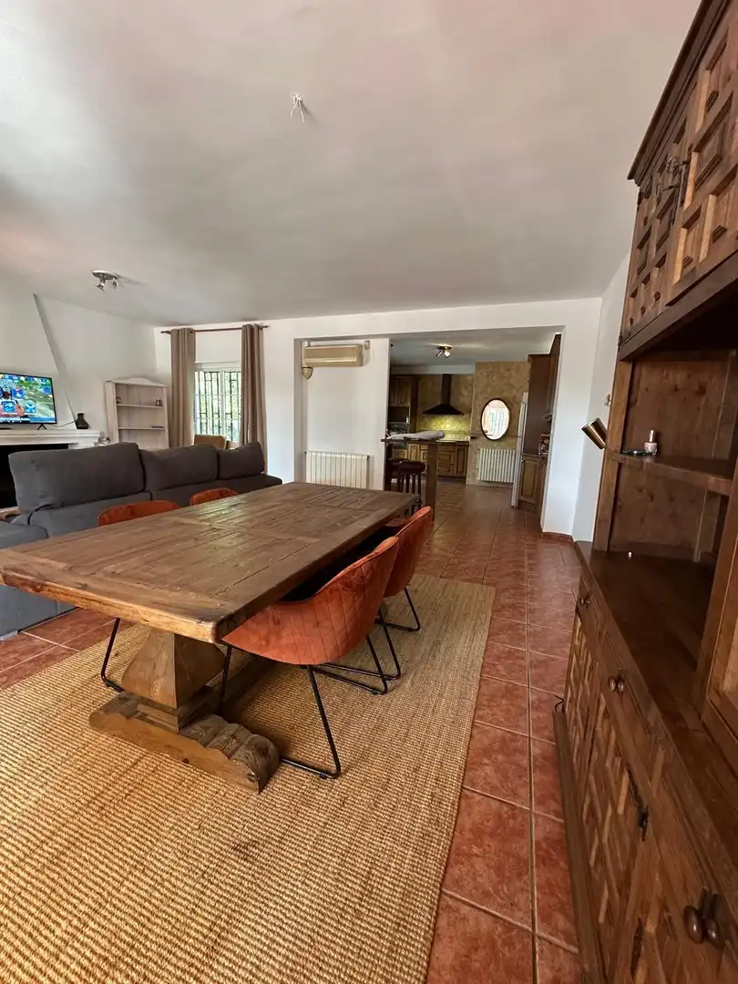 Dining room of Houses for sale in Muro de Alcoy  with Heating, Swimming Pool and Furnished