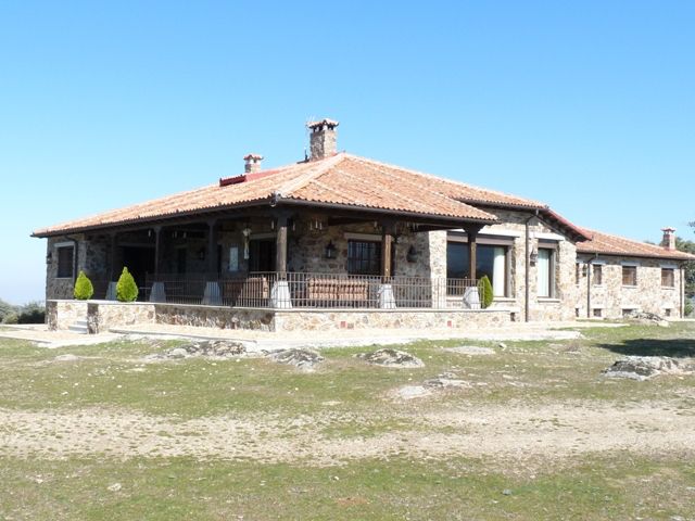 Exterior view of House or chalet for sale in Ortigosa del Monte  with Heating, Private garden and Terrace