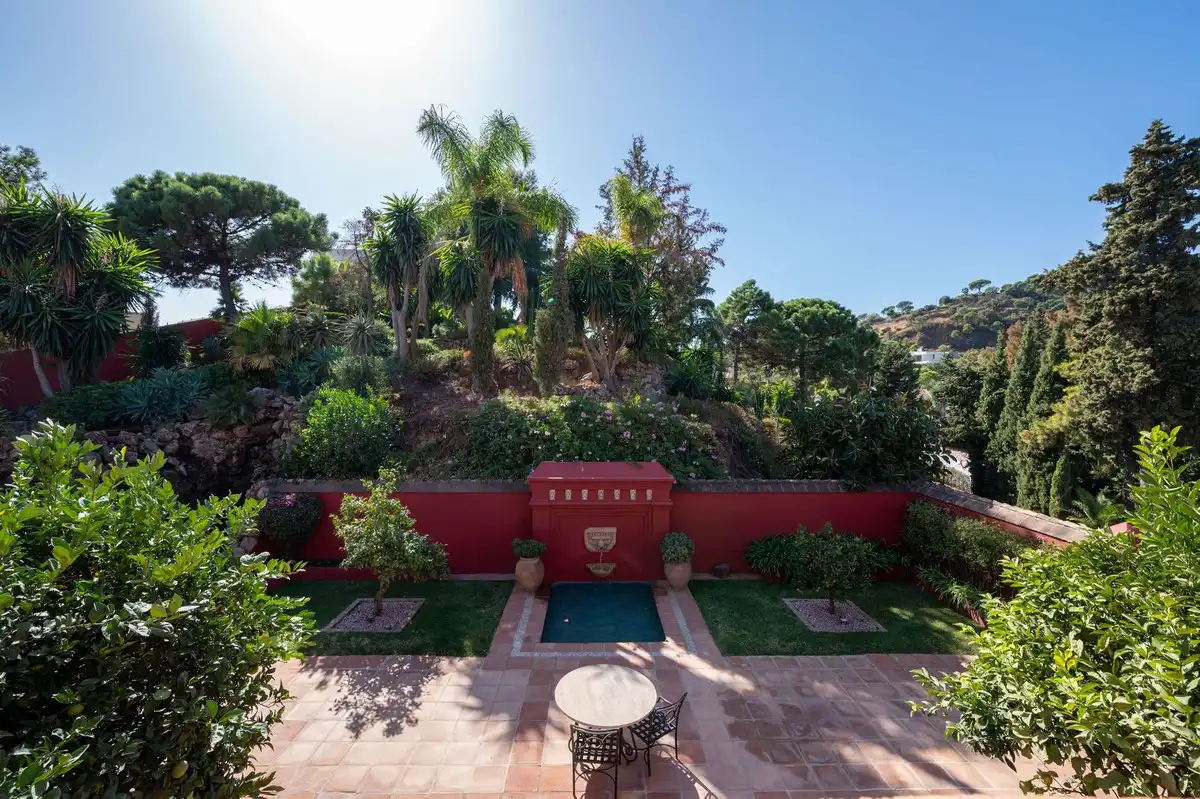 Jardín de Casa o chalet de alquiler en Benahavís con Aire acondicionado, Jardín privado y Terraza