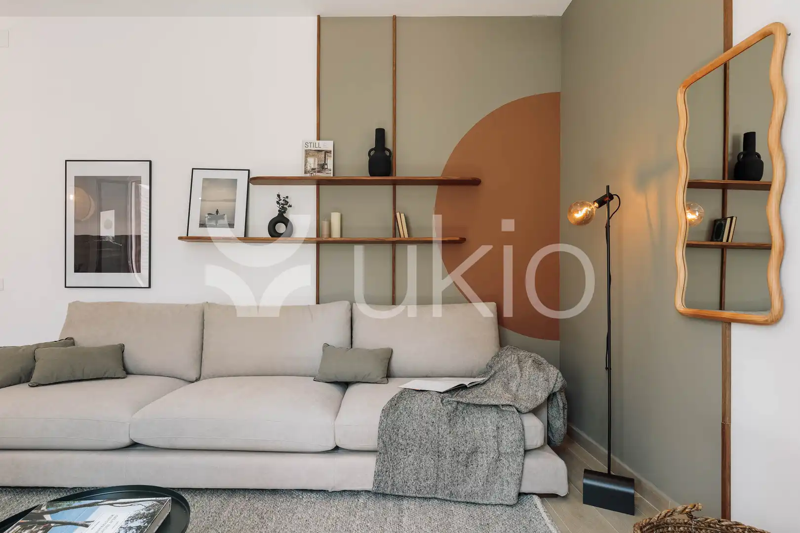 Living room of Apartments for rent in Barcelona  with Air Conditioner, Heating and Terrace