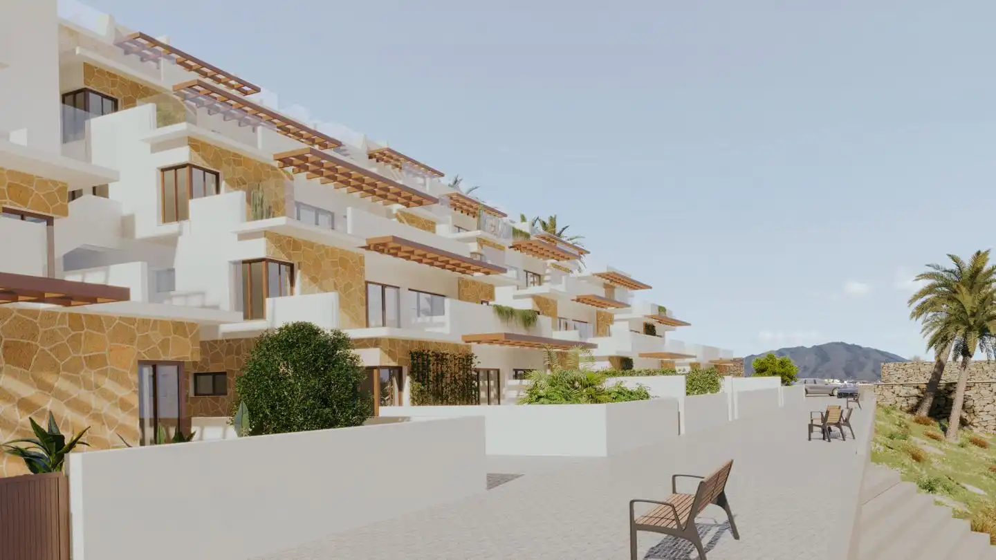 Exterior view of Ground floor for sale in Vera  with Air Conditioner, Terrace and Furnished