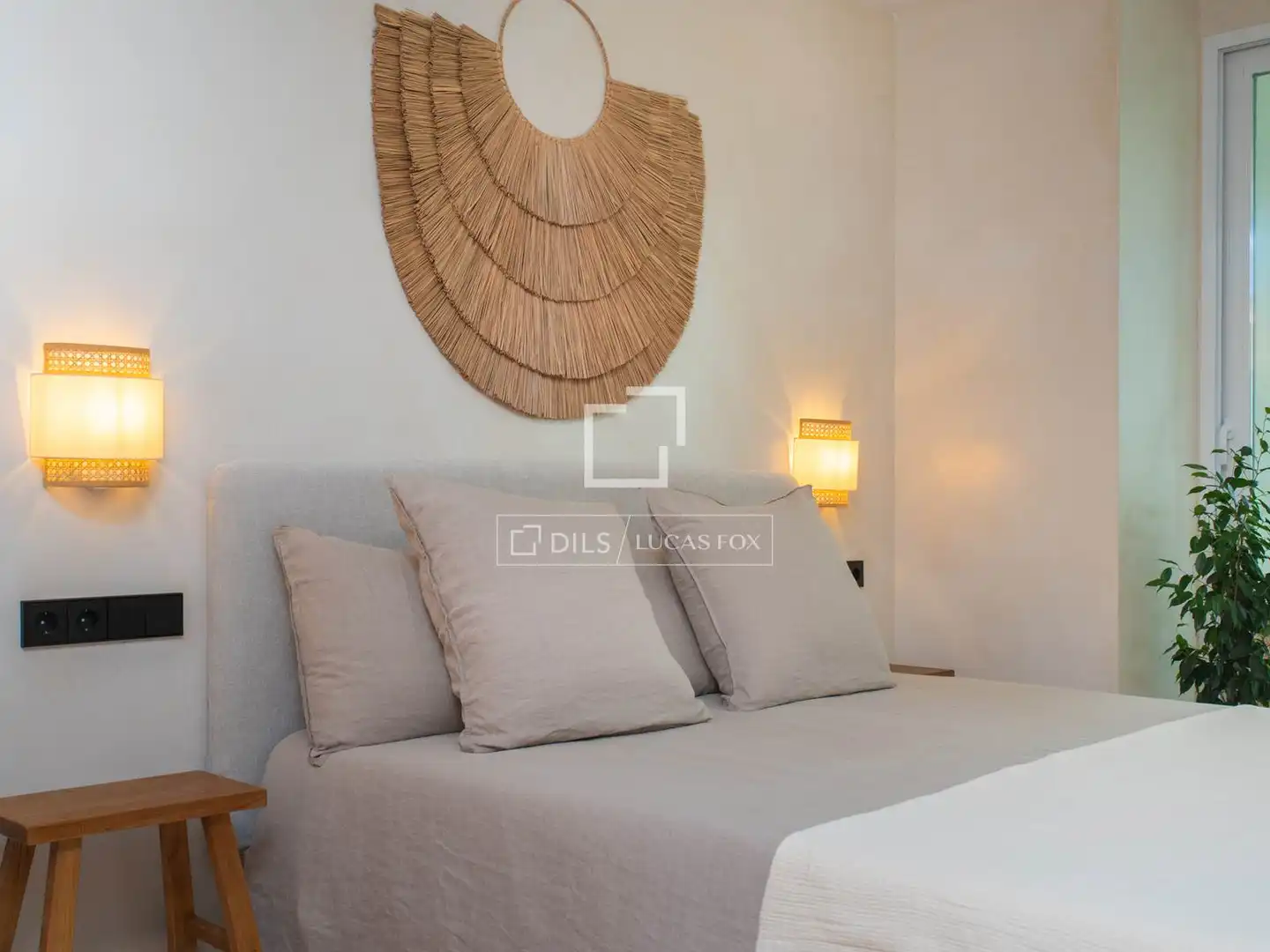 Schlafzimmer von Wohnung zum Verkauf in Eivissa mit Klimaanlage, Heizung und Privatgarten