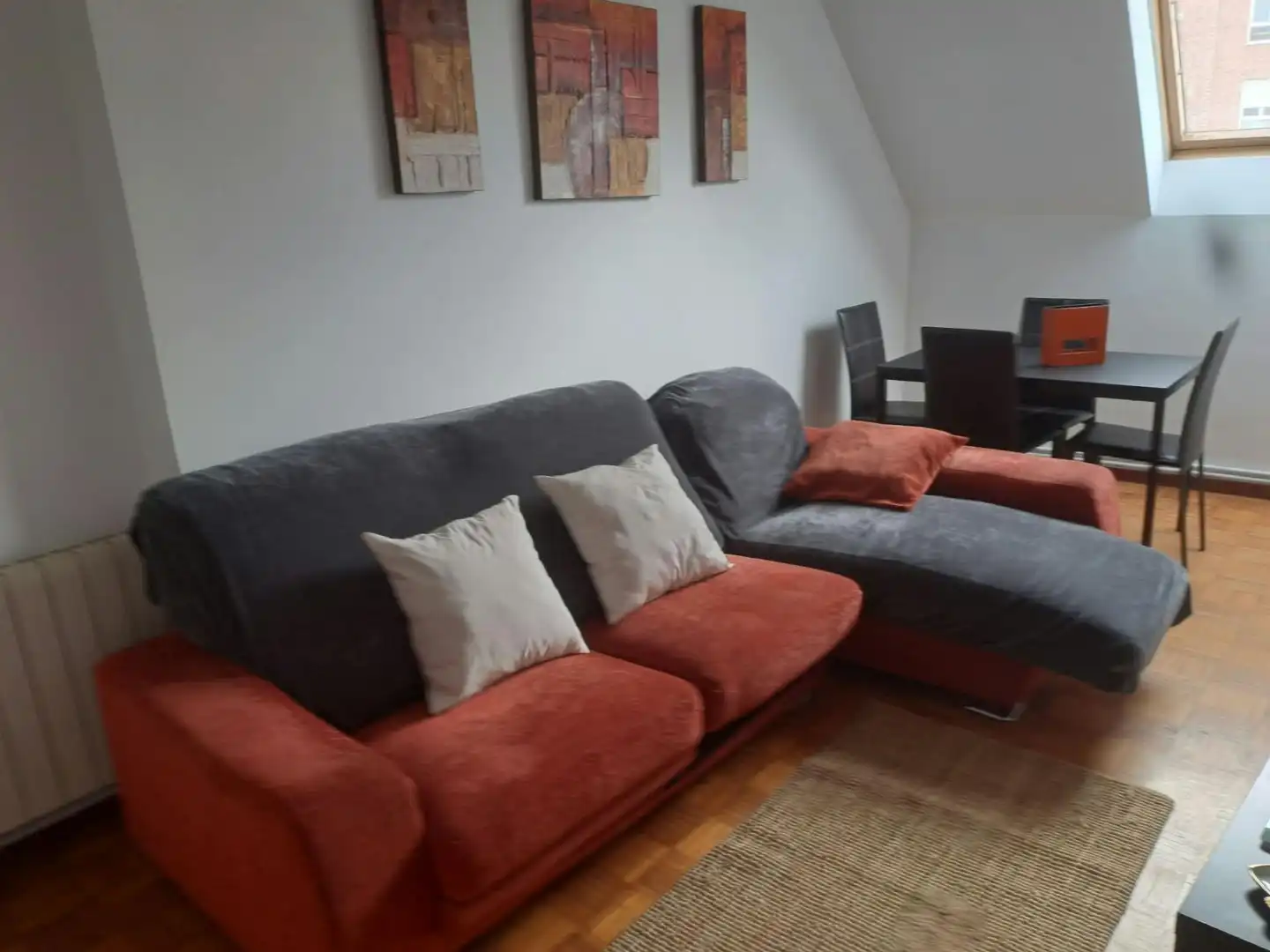 Sala de estar de Apartamento en venta en Oviedo  con Calefacción