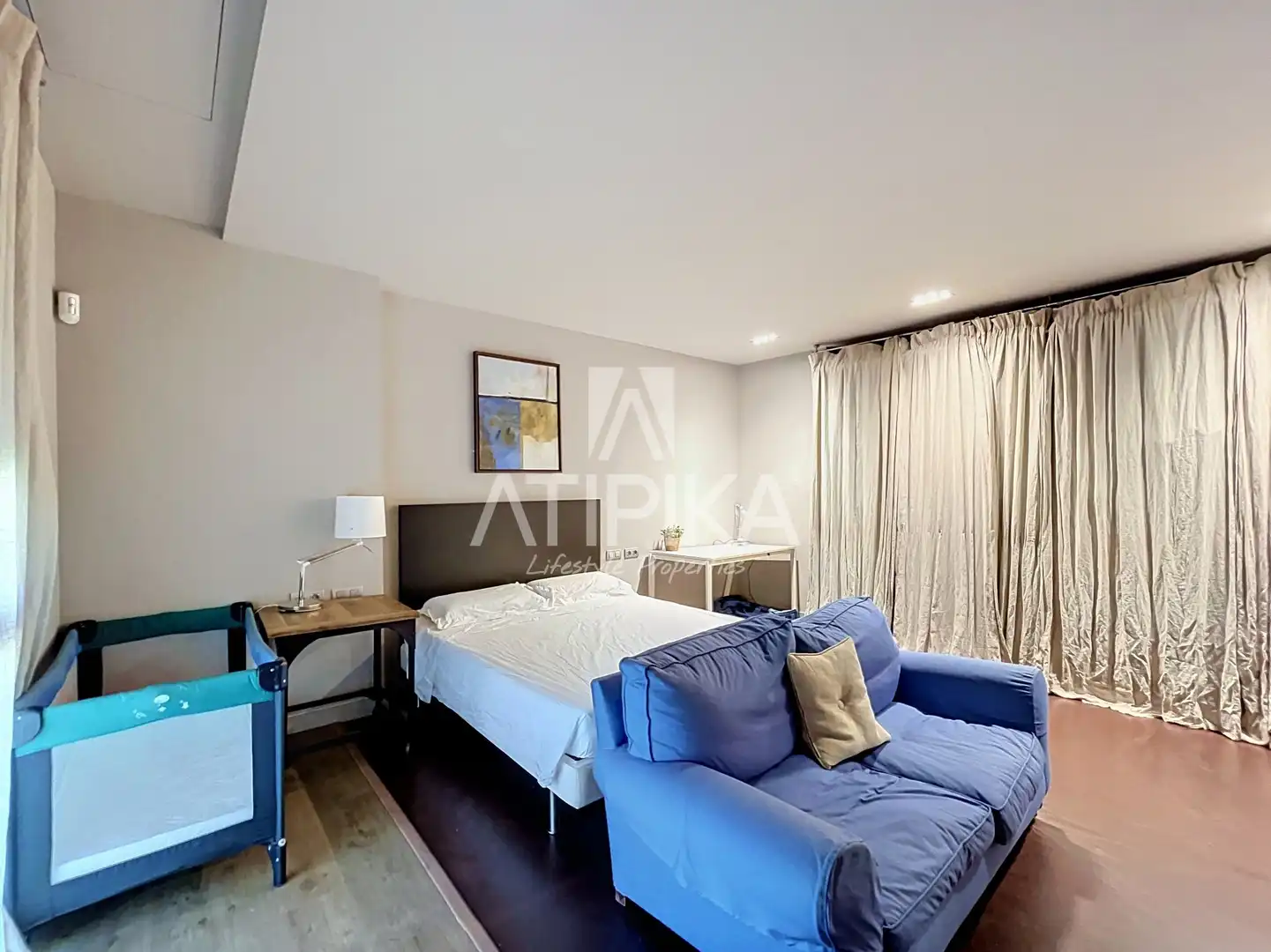 Dormitori de Casa o xalet de lloguer en Sitges amb Aire condicionat, Terrassa i Piscina
