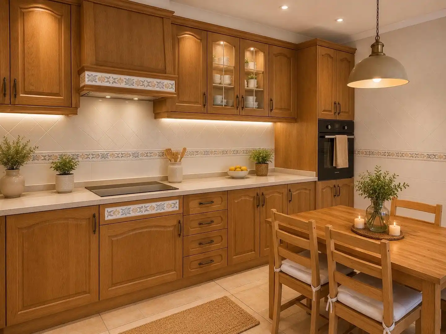 Cocina de Casa o chalet en venta en Montroi / Montroy con Calefacción, Jardín privado y Terraza