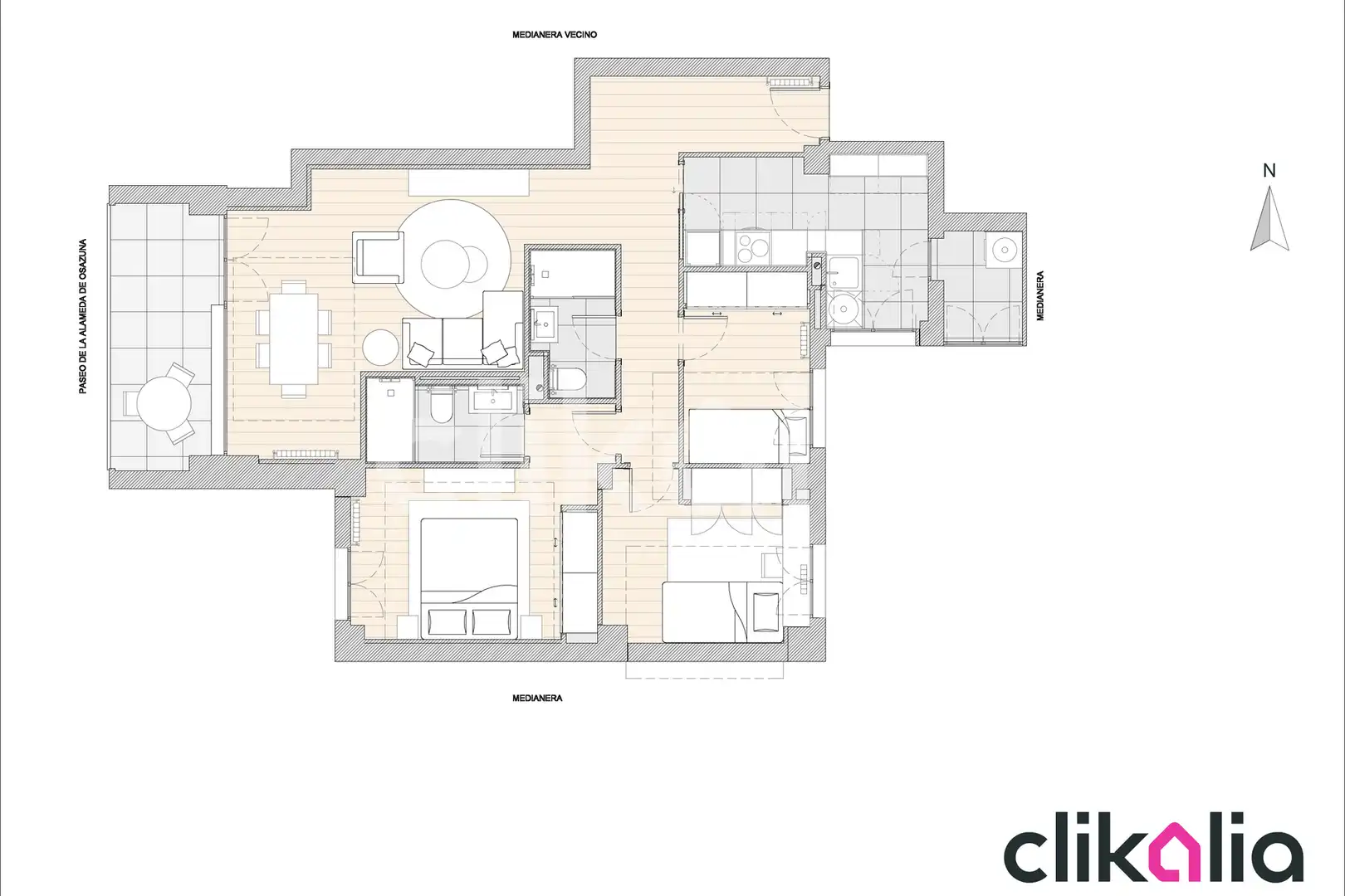 Flat for sale in Madrid  with Air Conditioner, Heating and Terrace