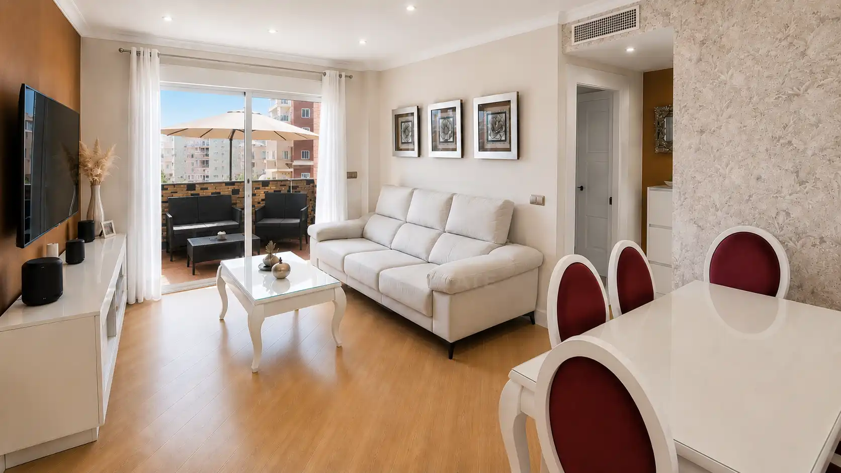 Sala d'estar de Pis en venda en Vélez-Málaga amb Aire condicionat, Calefacció i Terrassa
