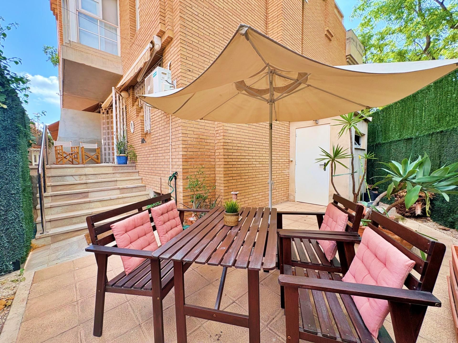 Terrace of Single-family semi-detached for sale in  Murcia Capital  with Air Conditioner, Heating and Private garden