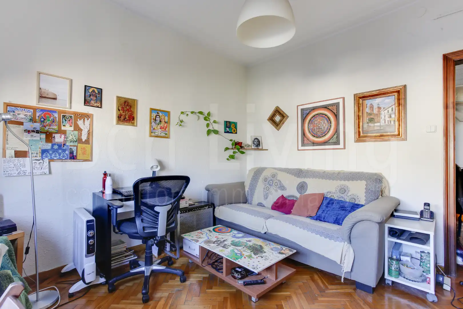 Sala d'estar de Àtic en venda en Barcelona amb Terrassa