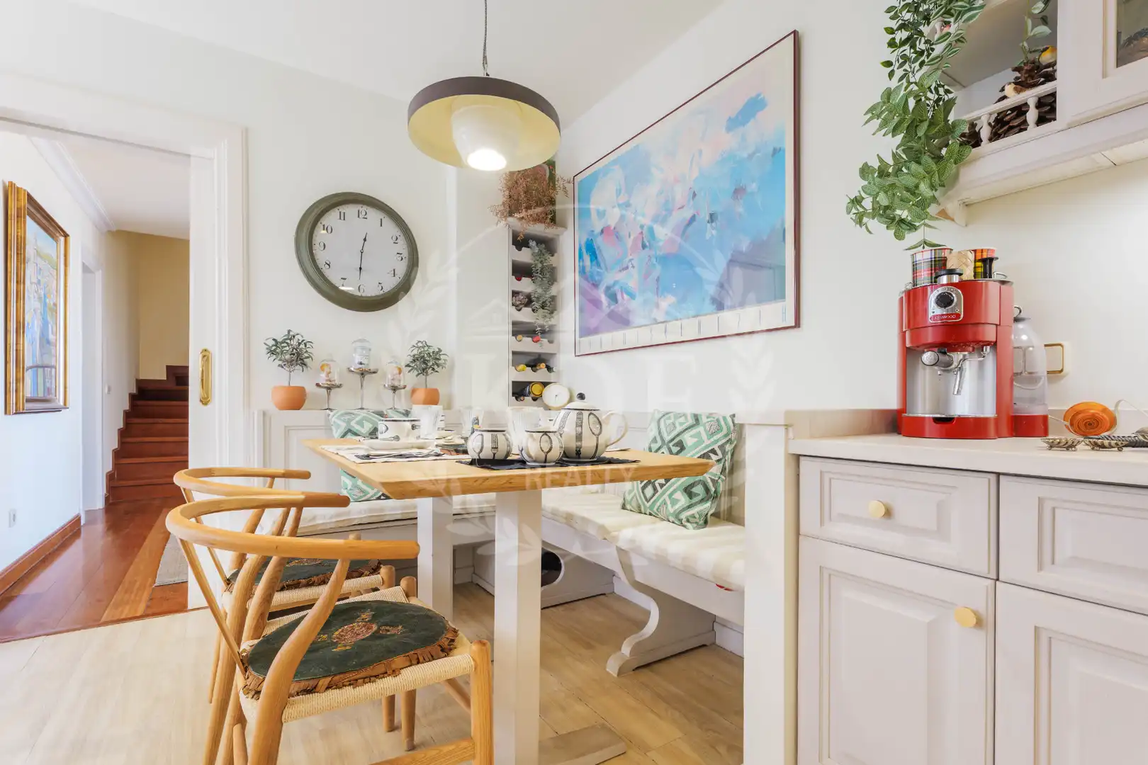 Dining room of Houses for sale in El Rosario  with Private garden, Terrace and Swimming Pool