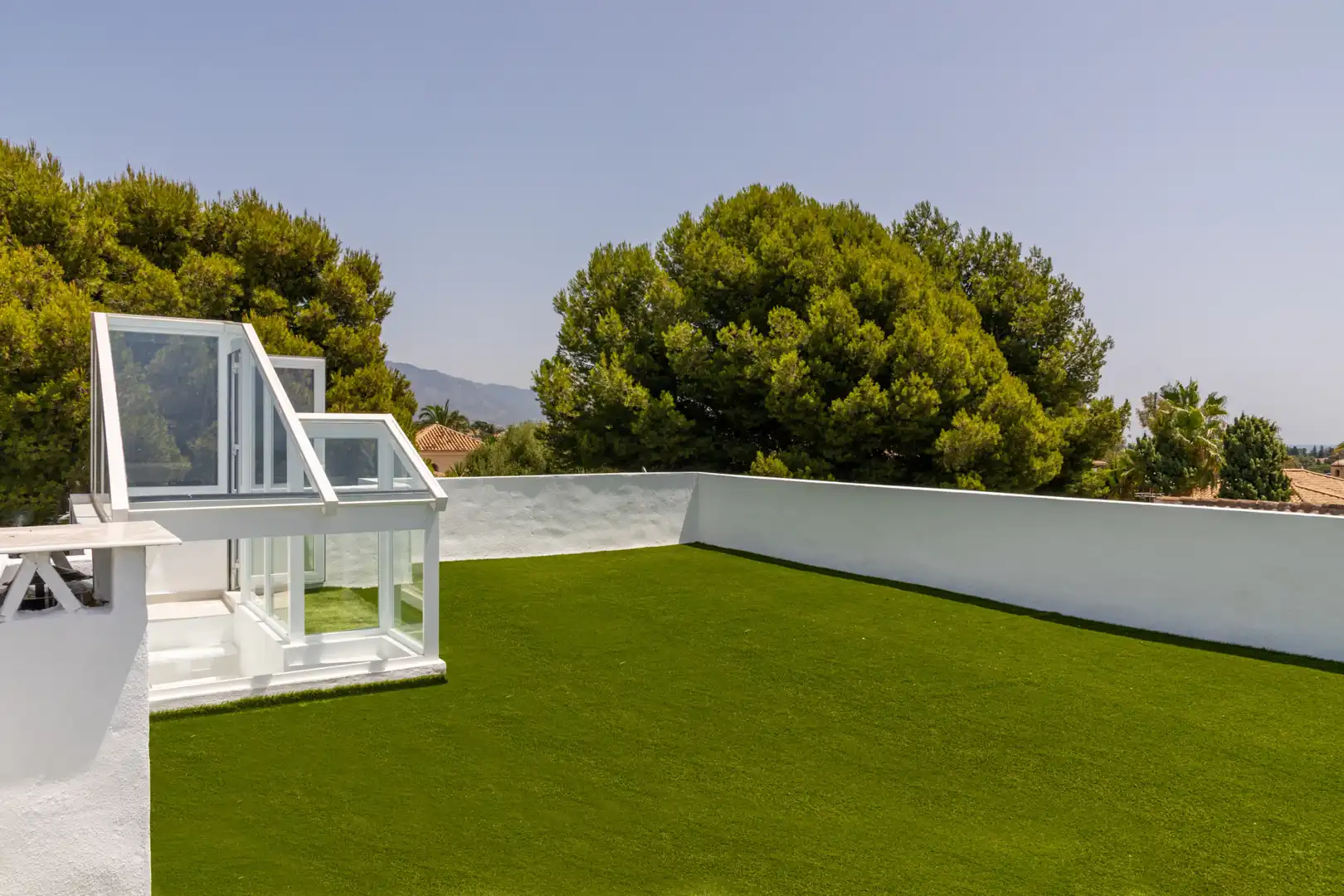 Garden of Detached homes for rent in Estepona  with Air Conditioner, Private garden and Terrace