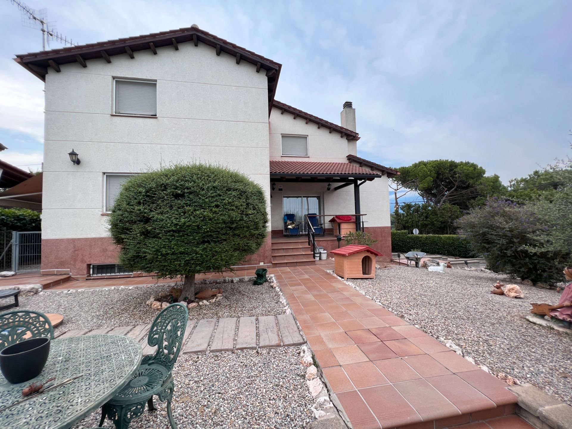 Vista exterior de Casa o xalet en venda en Sant Pere de Vilamajor amb Calefacció, Jardí privat i Terrassa