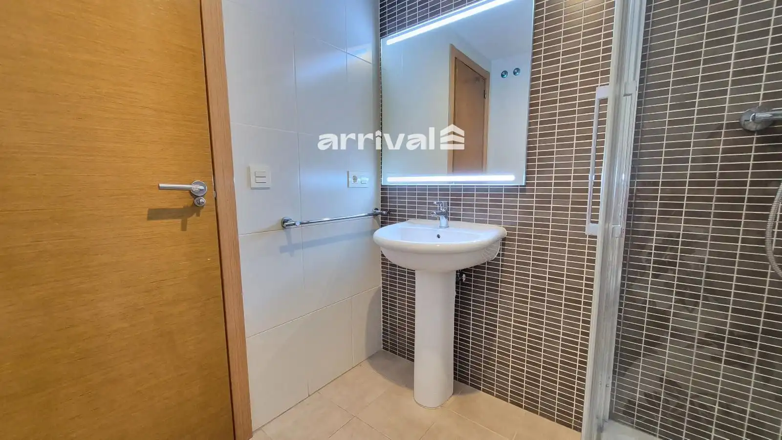 Badezimmer von Wohnung zur Miete in Alboraya mit Klimaanlage, Heizung und Terrasse