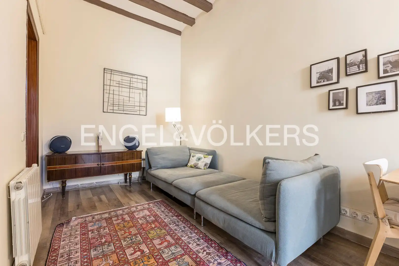 Wohnzimmer von Wohnung zum Verkauf in Barcelona mit Heizung und Terrasse