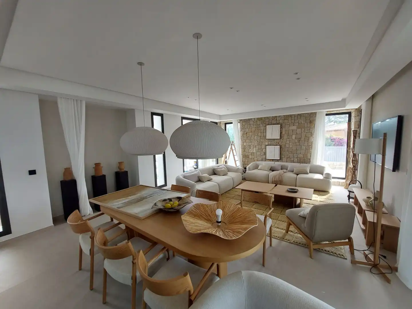 Sala d'estar de Casa o xalet en venda en Jávea / Xàbia amb Aire condicionat, Calefacció i Jardí privat