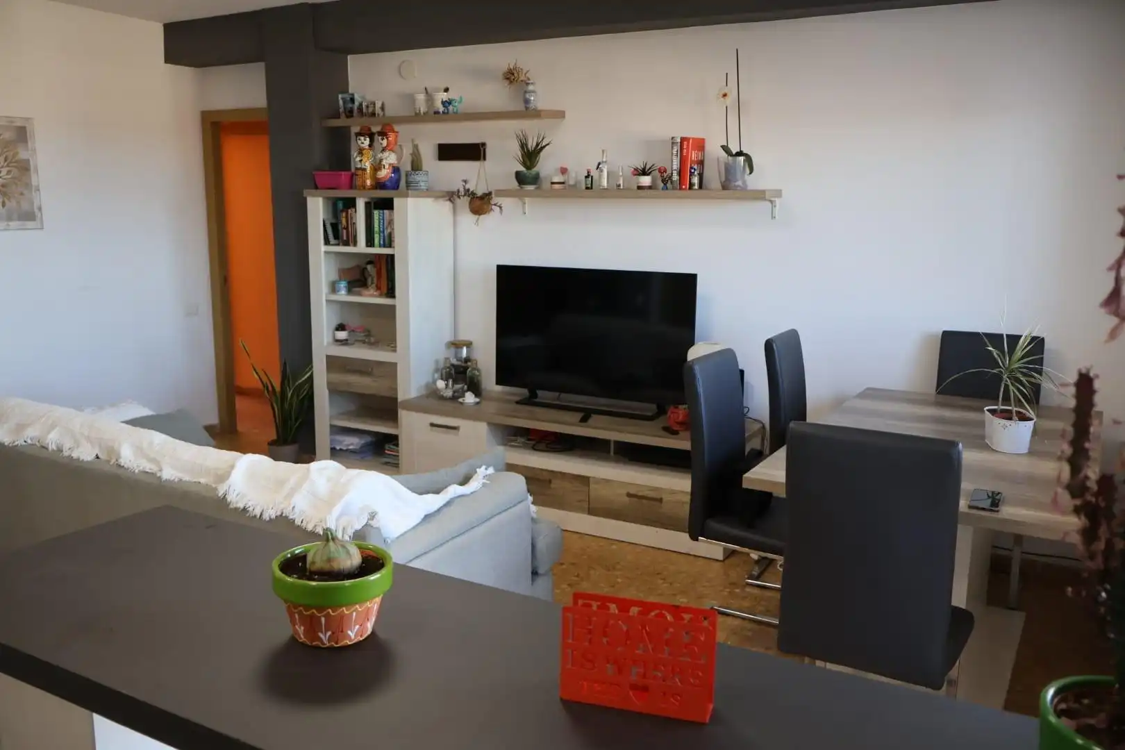 Living room of Flat for rent in Benicasim / Benicàssim  with Terrace