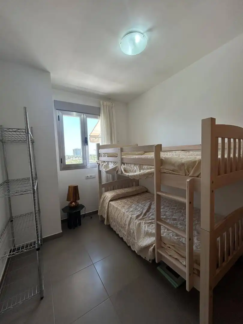 Schlafzimmer von Wohnungen zur Miete in Moncofa mit Klimaanlage, Privatgarten und Terrasse