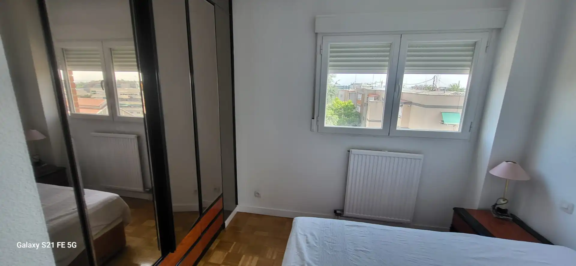 Bedroom of Flat for rent in Madrid  with Air Conditioner, Heating and Parquet flooring