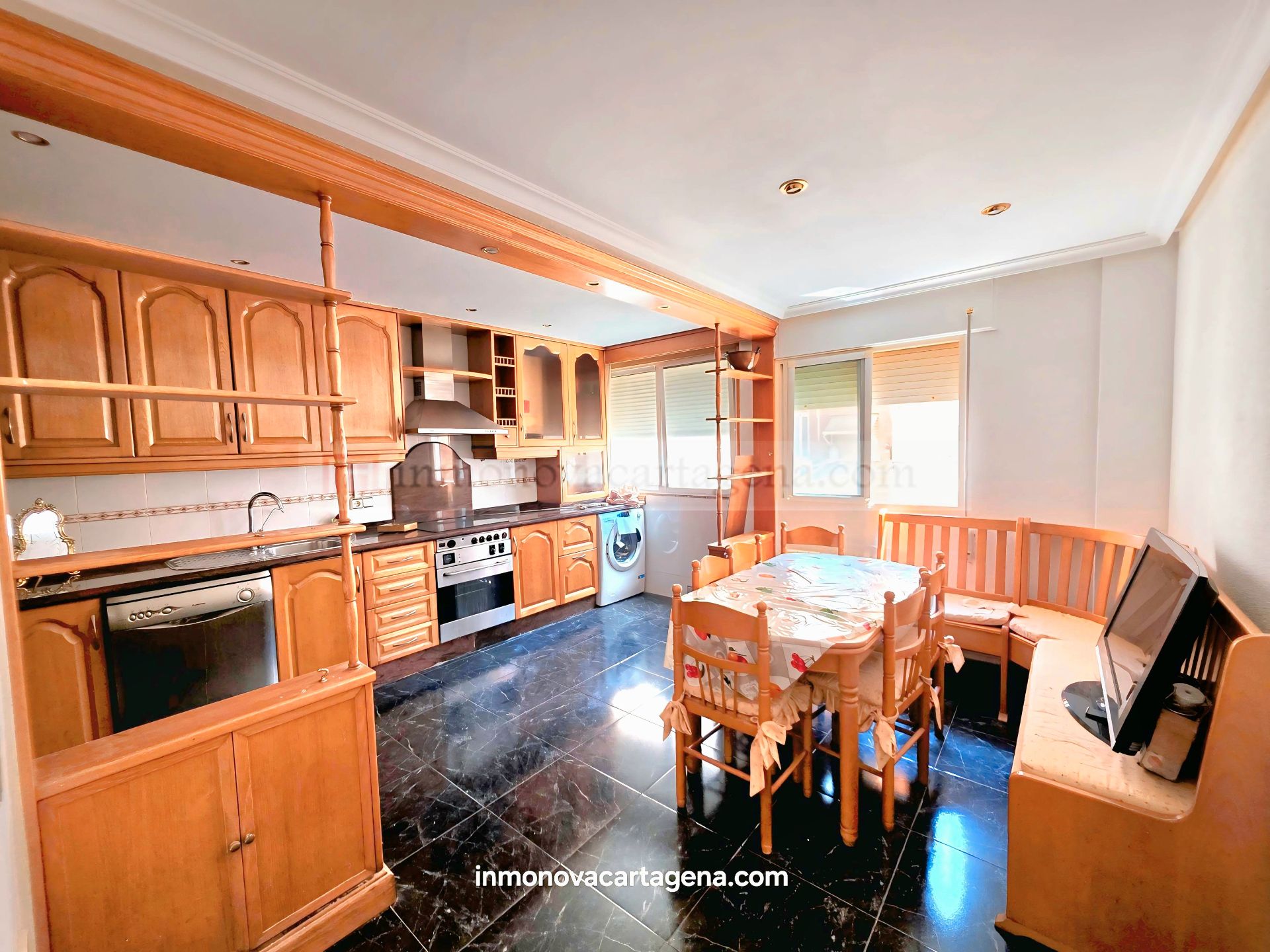Kitchen of Flat to rent in Cartagena  with Air Conditioner and Furnished