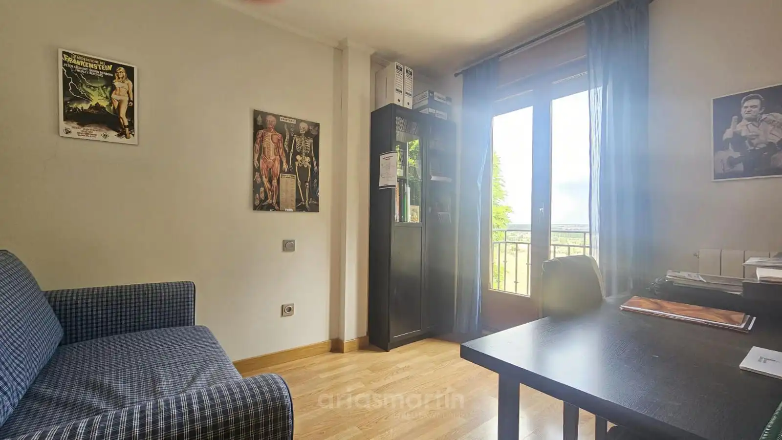 Sala d'estar de Casa adosada de lloguer en Salamanca amb Calefacció, Terrassa i Moblat