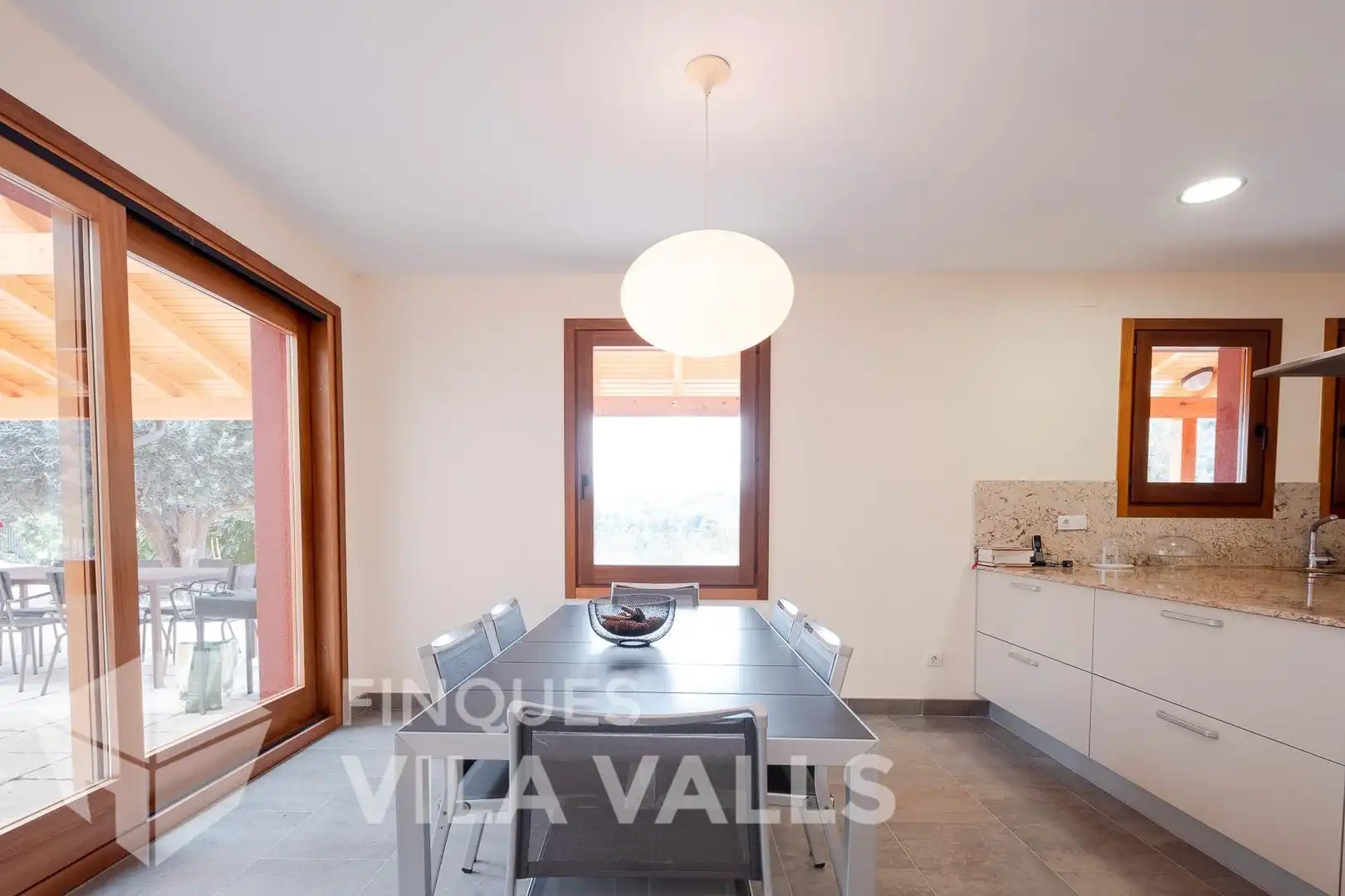 Comedor de Casa o chalet en venta en Gallifa con Aire acondicionado, Calefacción y Jardín privado