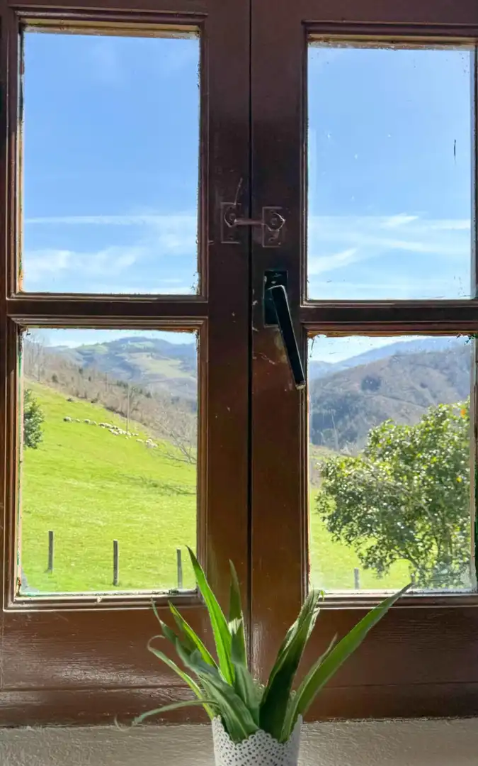 Vista exterior de Finca rústica en venta en Mendaro con Calefacción, Jardín privado y Terraza