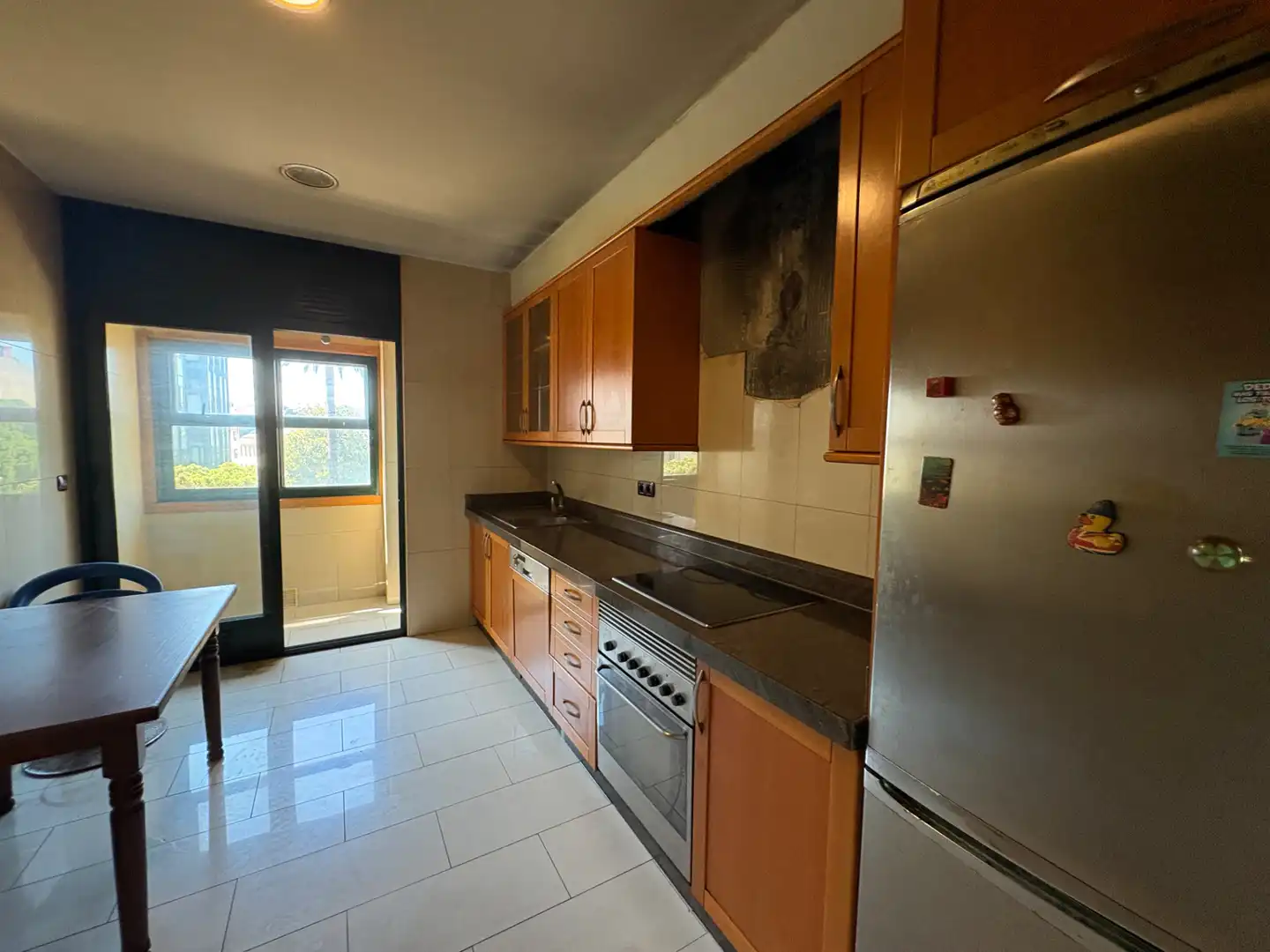 Küche von Wohnung zum Verkauf in Oleiros mit Heizung, Privatgarten und Parkett