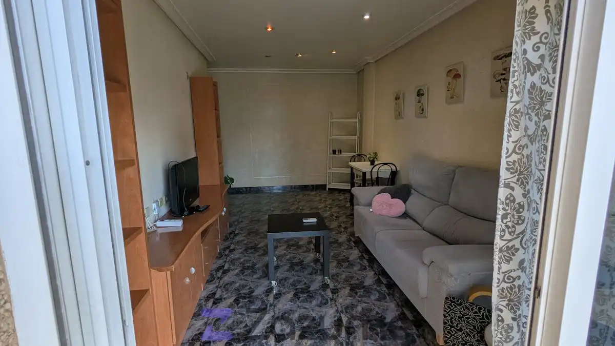 Sala de estar de Piso de alquiler en Murcia con Aire acondicionado, Calefacción y Terraza