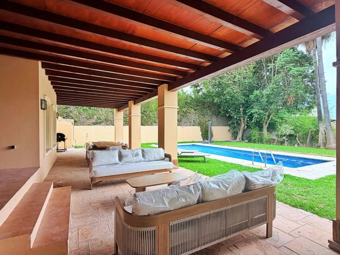Terraza de Casa o chalet de alquiler en Benahavís con Aire acondicionado, Terraza y Trastero