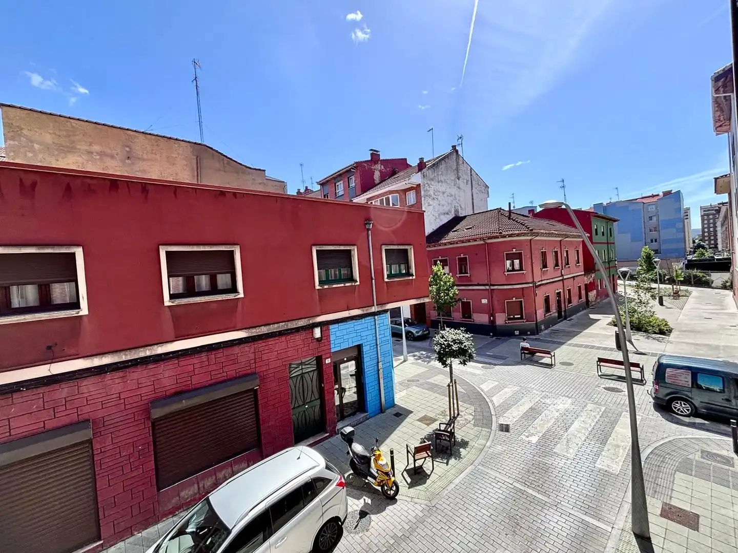 Vista exterior de Piso en venta en Gijón  con Calefacción, Parquet y Terraza