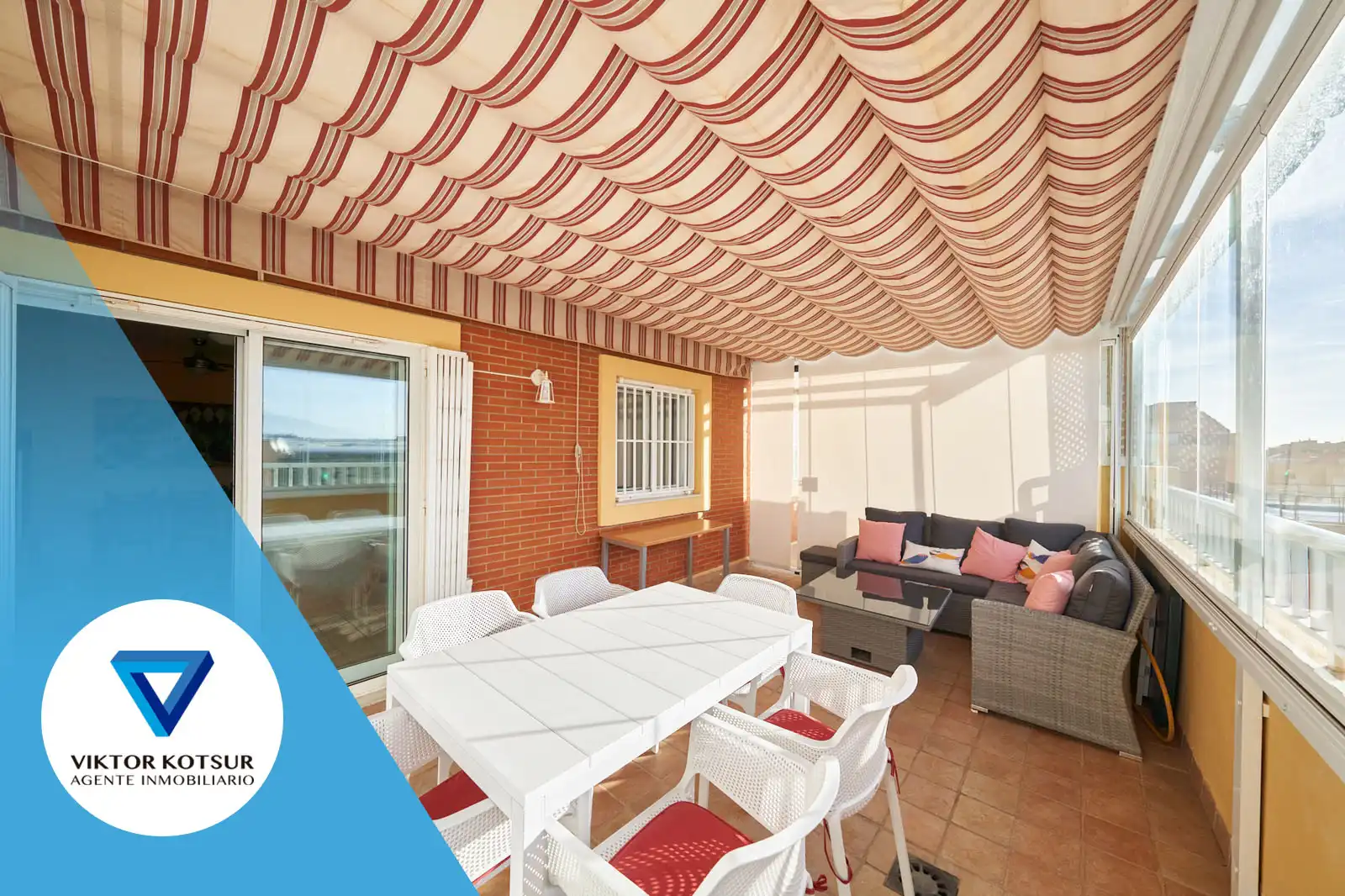 Terrace of Attic for sale in Roquetas de Mar  with Air Conditioner, Heating and Terrace
