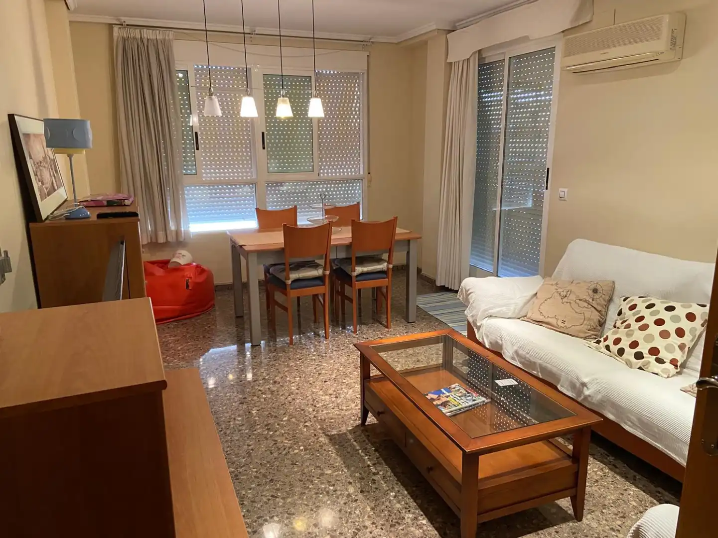 Living room of Flat for rent in Sagunto / Sagunt  with Air Conditioner, Heating and Terrace