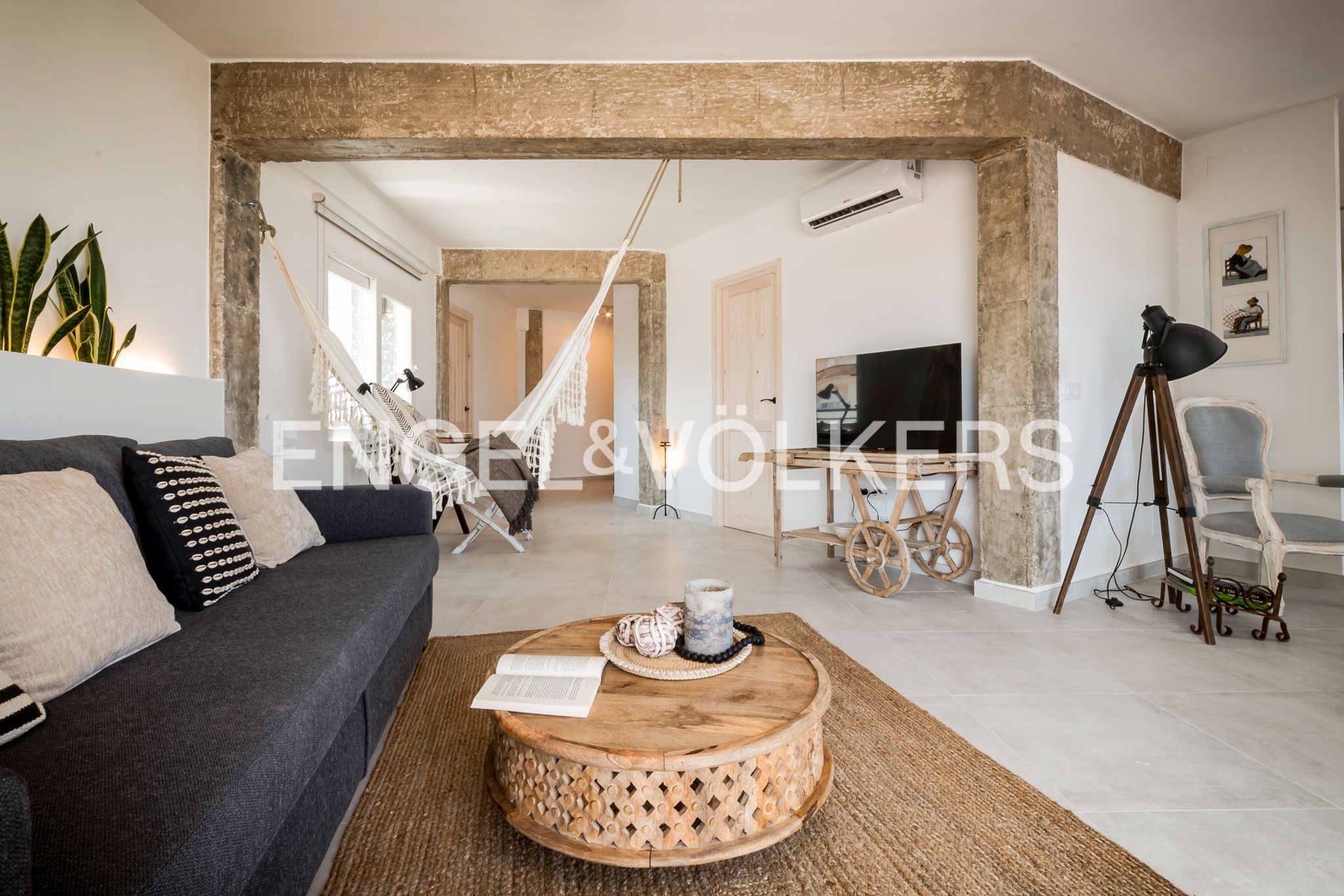 Living room of Flat for sale in Jávea / Xàbia  with Air Conditioner, Heating and Terrace