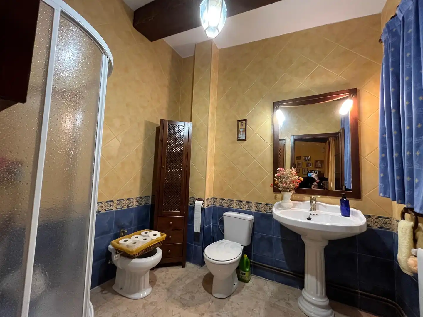 Baño de Casa o chalet en venta en Arenas de San Juan  con Aire acondicionado, Calefacción y Terraza