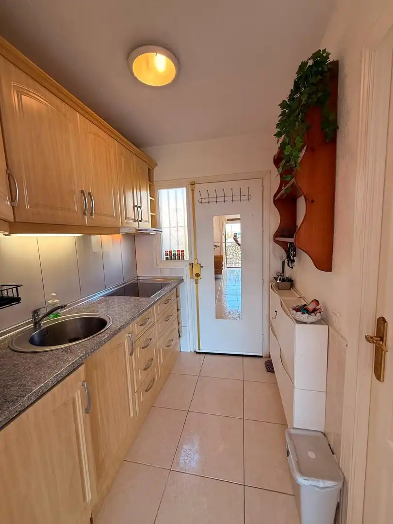 Kitchen of Flat for sale in Mijas  with Private garden, Terrace and Community pool