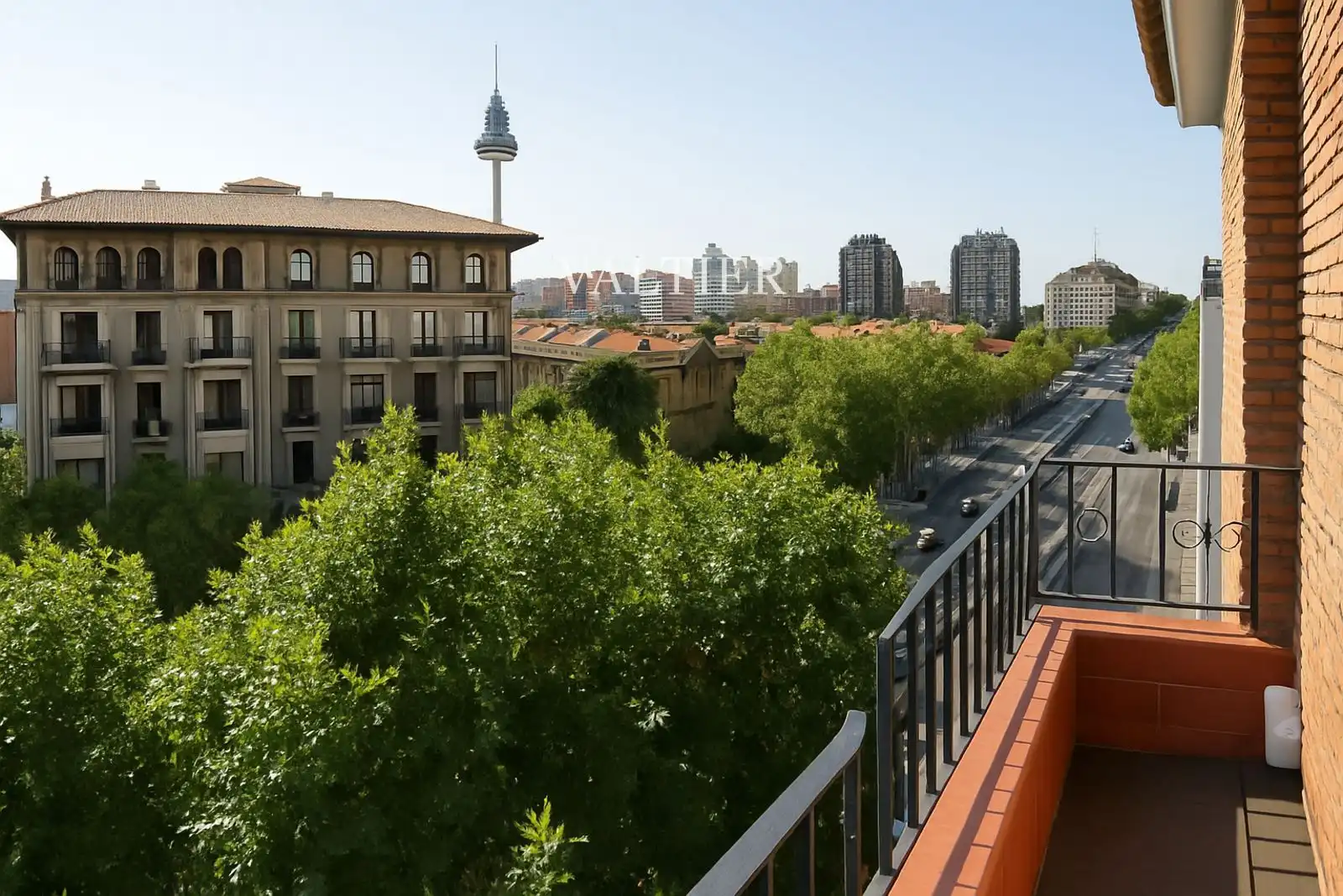 Terrasse von Wohnung zum Verkauf in Madrid mit Klimaanlage, Heizung und Terrasse