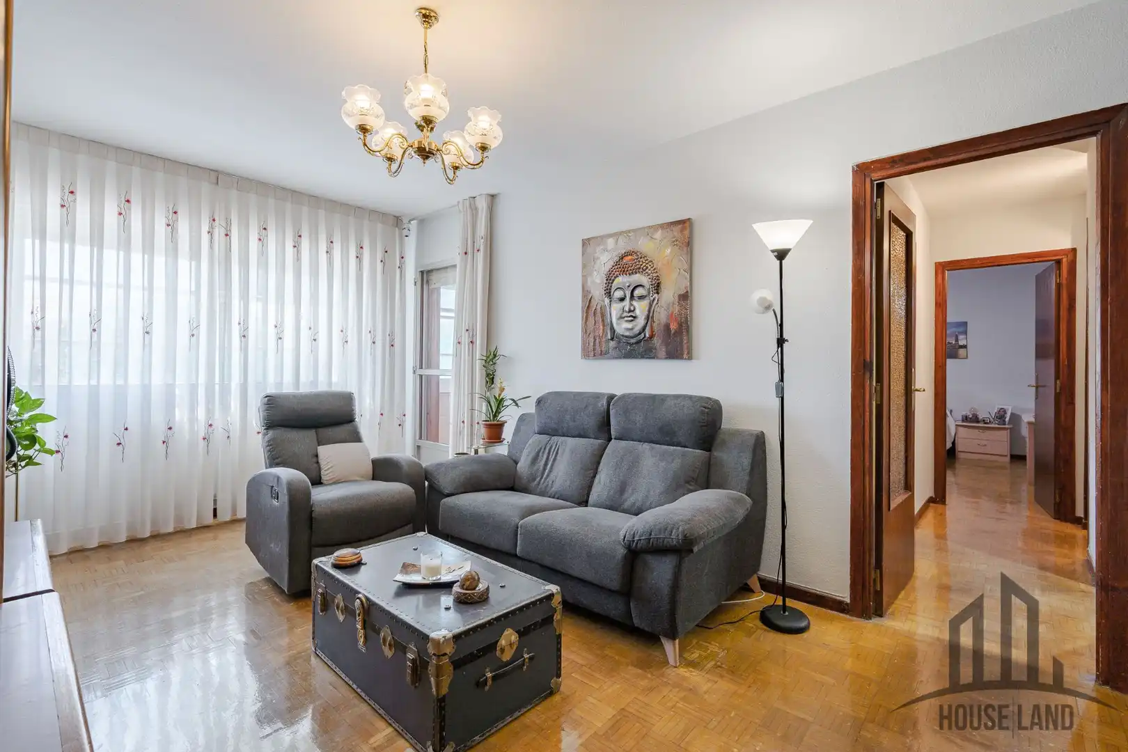 Wohnzimmer von Wohnung zum Verkauf in Algete mit Klimaanlage, Heizung und Gemeinschaftspool