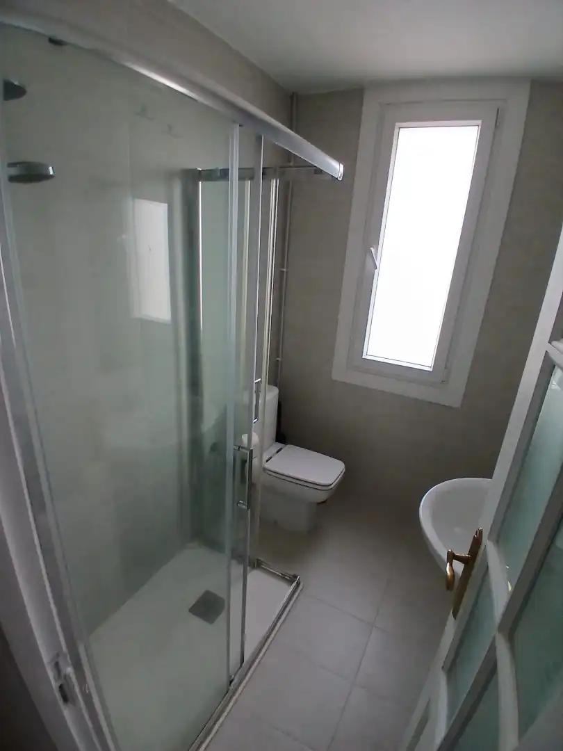 Bathroom of Flat for share in Os Mallos