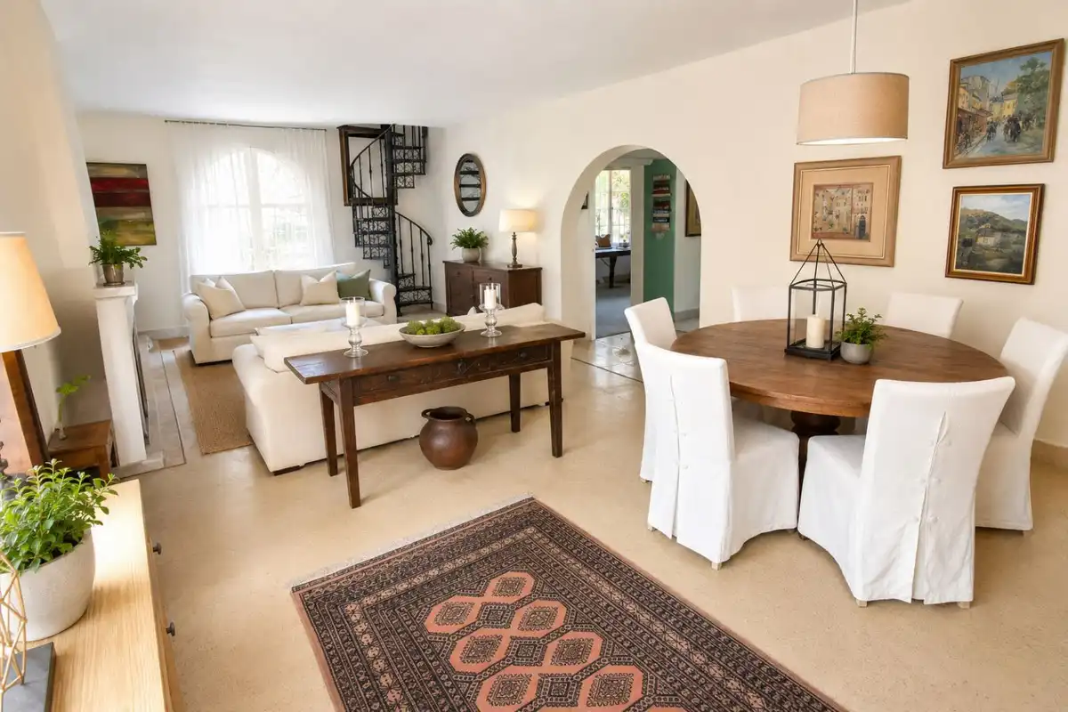 Sala d'estar de Casa o xalet en venda en Marbella amb Jardí privat, Terrassa i Jacuzzi