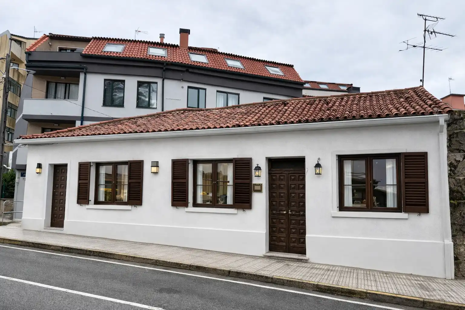 Vista exterior de Casa o chalet en venta en Boiro con Amueblado