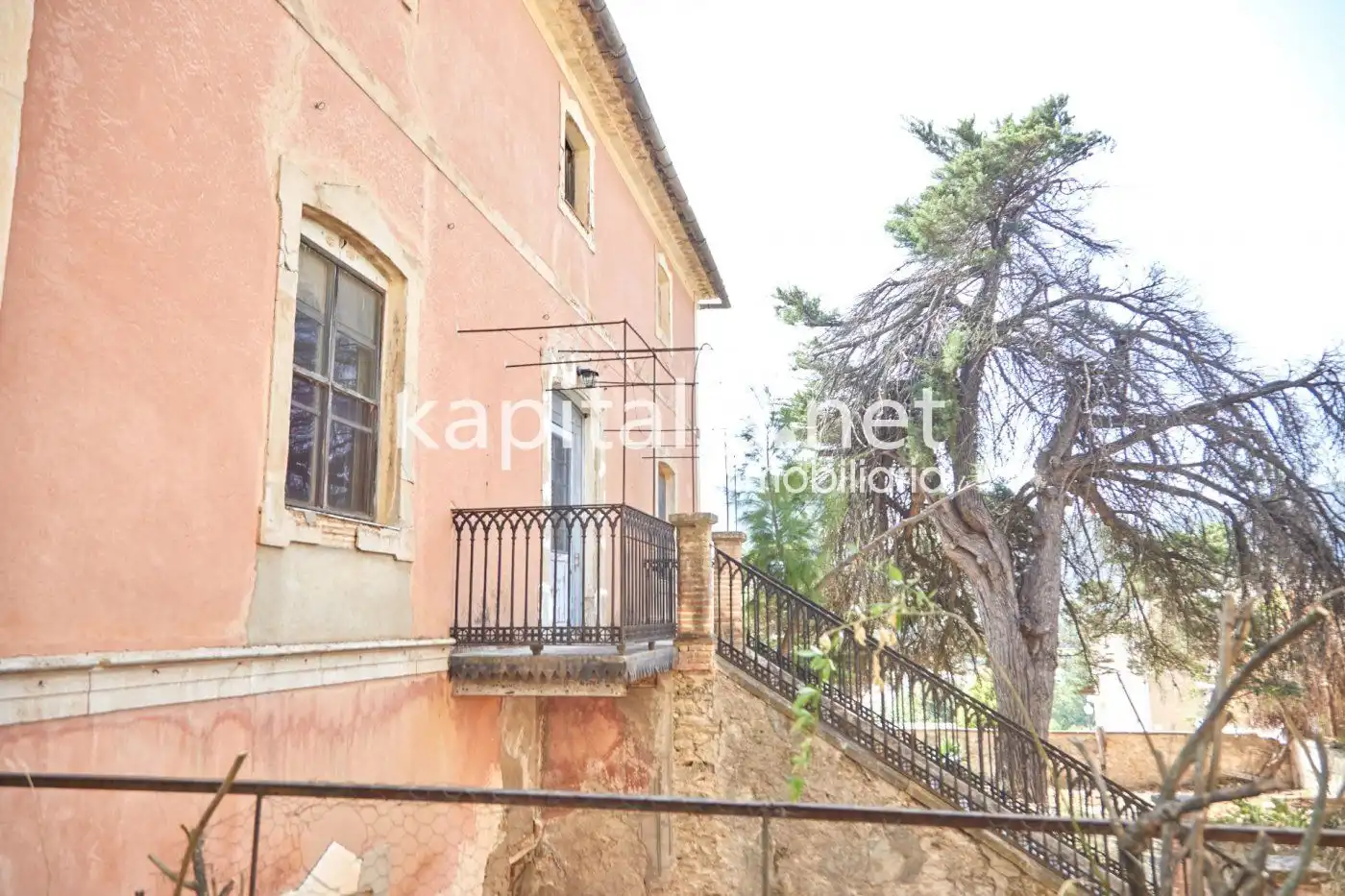 Außenansicht von Country house zum Verkauf in Bocairent mit Privatgarten, Terrasse und Balkon