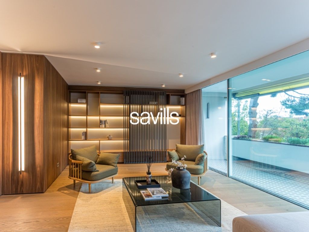 Living room of Apartment for sale in  Barcelona Capital  with Air Conditioner, Private garden and Terrace