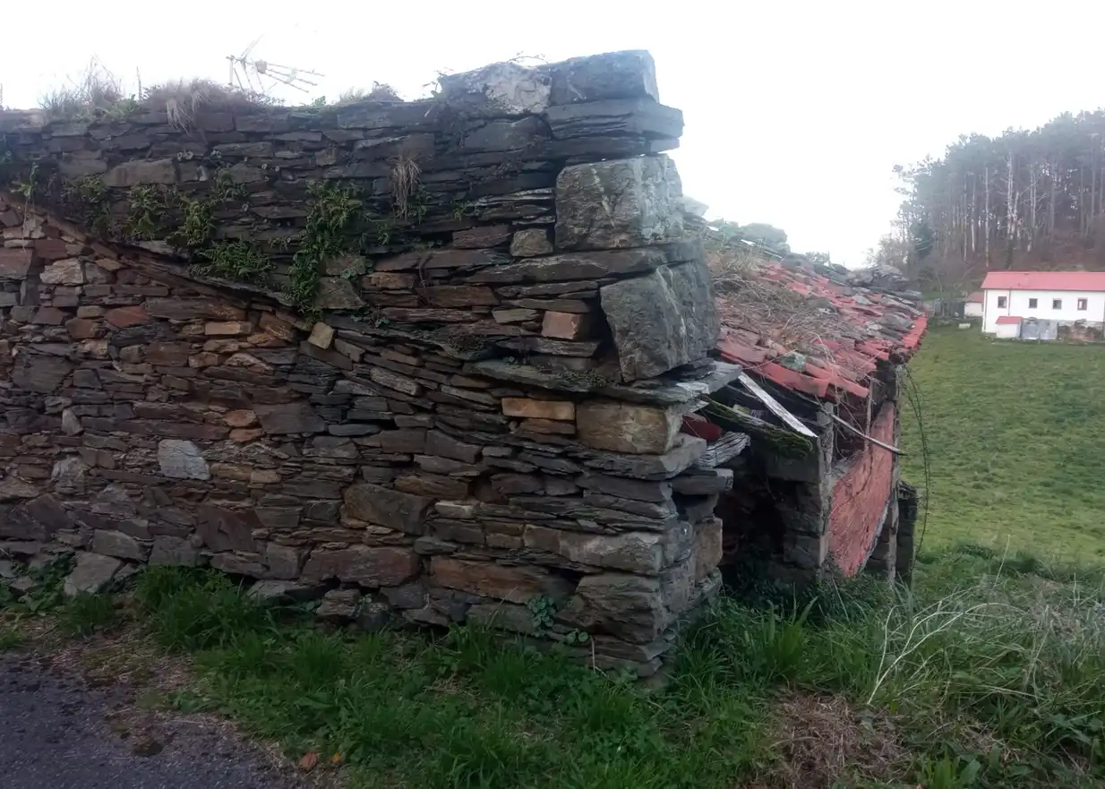 Vista exterior de Finca rústica en venda en Cudillero amb Jardí privat