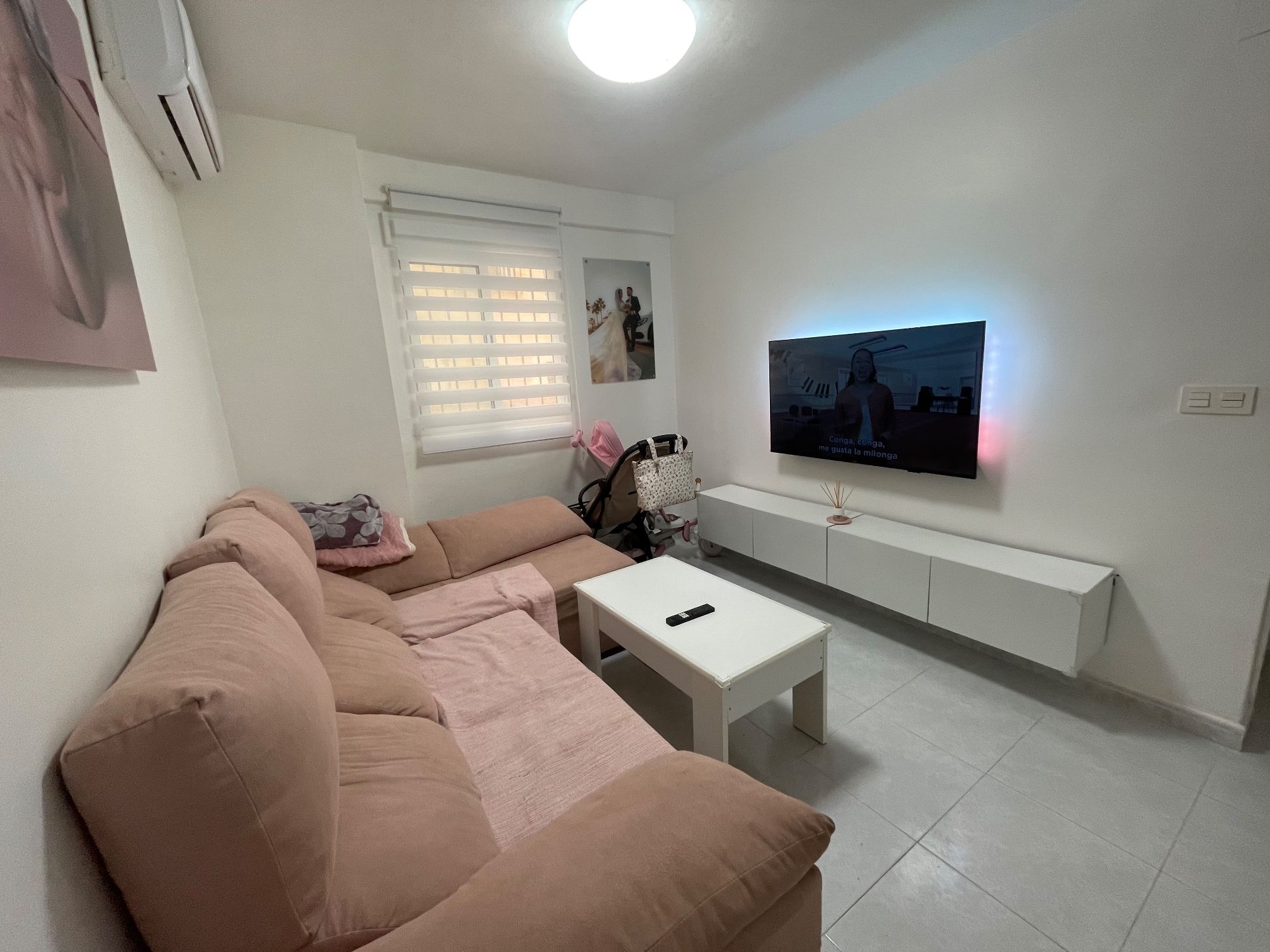 Living room of Flat for sale in Málaga Capital  with Air Conditioner and Furnished